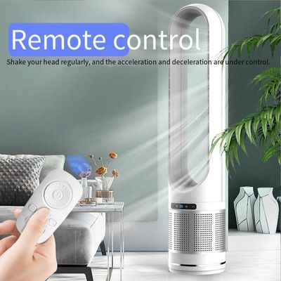 安全でインテリジェントな浄化のための50インチブレードレスファンエア循環塔扇風機
