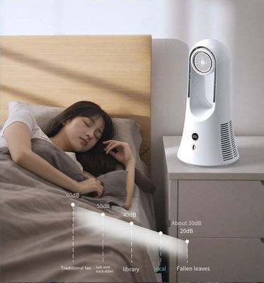英語 オペレーティング言語 USB電源付き デスクトップ扇風機 大型風 アロマテラピー 葉のない扇風機