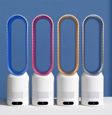 空気冷却扇 低騒音 葉のない浄化 2 in 1 商用用用刃のない扇風機