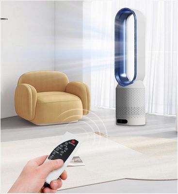 タッチスクリーンリモコンとブレードレスデザインの商用電気塔扇風機