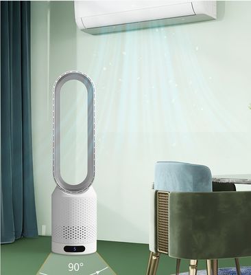 タッチスクリーンリモコンとブレードレスデザインの商用電気塔扇風機
