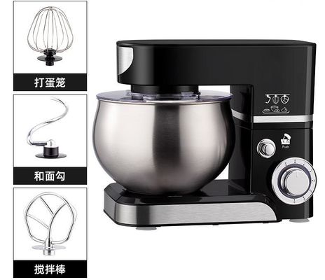 6速設定と可変速機能を持つ多機能5Lキッチンスタンドミキサー