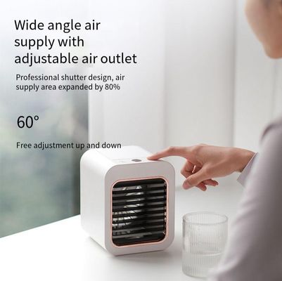 16*13*14.5cm 4000mAh リチャージ可能なミニエアコン扇風機 携帯式デスク冷却扇風機