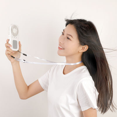 2000mAhUSB充電式ハンドヘルドファン ポータブルエアクーリングとネックウェアラブルデザイン