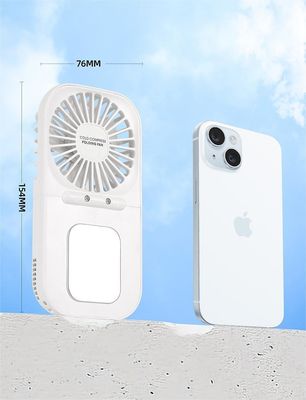 2000mAhUSB充電式ハンドヘルドファン ポータブルエアクーリングとネックウェアラブルデザイン