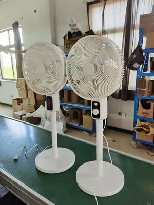 自動振動頭循環扇 12インチLEDディスプレイ 垂直床冷却扇