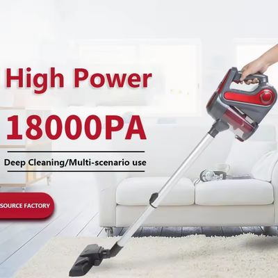 パワフルな家庭用 18000PA ハンドヘルドプッシュスティック掃除機 ポータブル垂直掃除機
