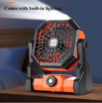 夏のポータブルアウトドア充電電池キャンプ扇風機 LEDライト プライベートモールド NO