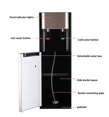 便利な家庭用 プッシュカップタイプ 冷却と暖房 床立水器