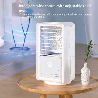 シルクスクリーン印刷 ミニパーソナルスペースエアクーラー 700ml 水タンクとUSB電源