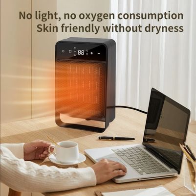 冬の家庭用 携帯式電気ヒーター 1100G リモートLCDタッチスクリーン付きの高速加熱