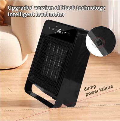 ABSポータブルデスクトップエアヒーター 室内寝室冬用扇風機 1500W PTC速熱