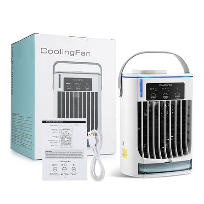 ミニデスクトップスプレー空調扇風機 湿気とローータリーバンの量 3
