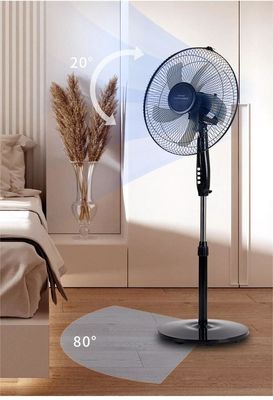 43*43*110CM ABSプラスチック 16インチ電気垂直扇風機 空気冷却と換気用