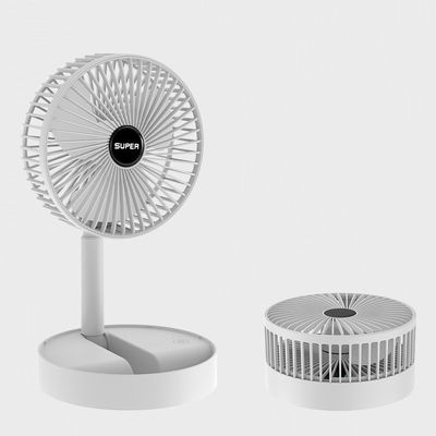 デスクトップ オフィス USB 充電 折りたたむ 望遠鏡扇風機 ミニ ポータブル 電気扇風機 プラスチック