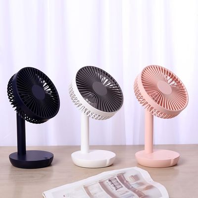 ポータブルテーブルパーソナルファン シルクスクリーン印刷ロゴとUSB充電電池