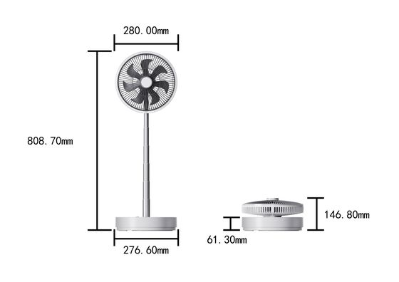 3つの風速 25w 室内 AC 220v ポータブル ミニ 脚台 電気 床立扇風機