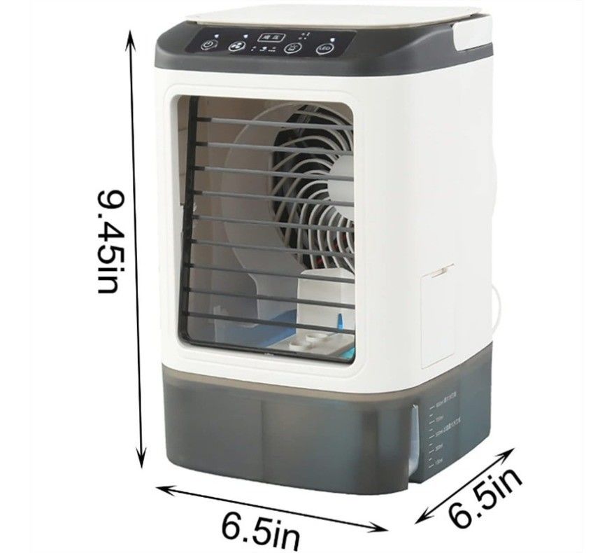 ミニエアコン扇風機 家庭用 携帯USB電扇 5V12W 純重量 800g