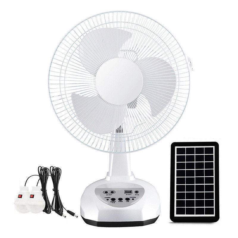 テーブルソーラーファン 12インチ 持続可能なクリーンエネルギーのための太陽光発電による省エネ扇風機