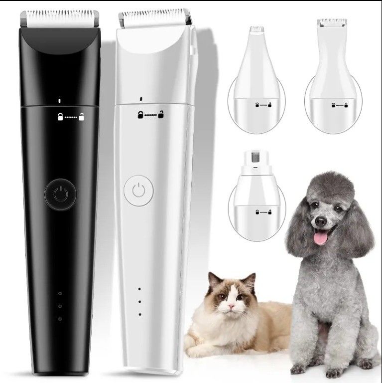 20*10*6.2cm 4 イン 1 USB リチャージ可能な犬猫用電気ペットグルーミングキット
